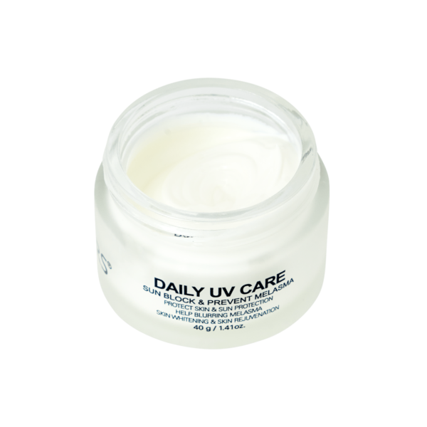 kem chống nắng white doctors daily uv care mở nắp